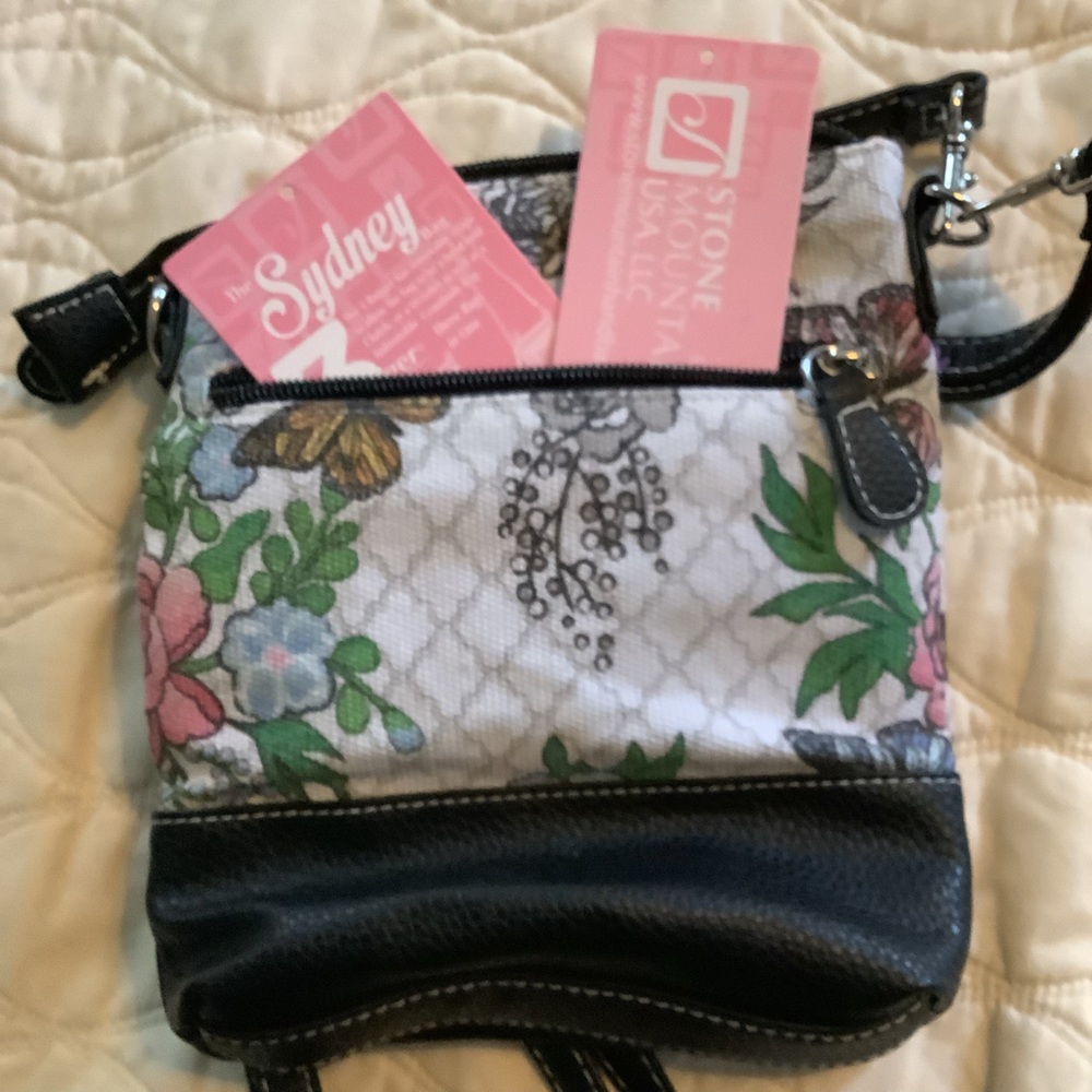 Stone  mountain  print crossbody bag
